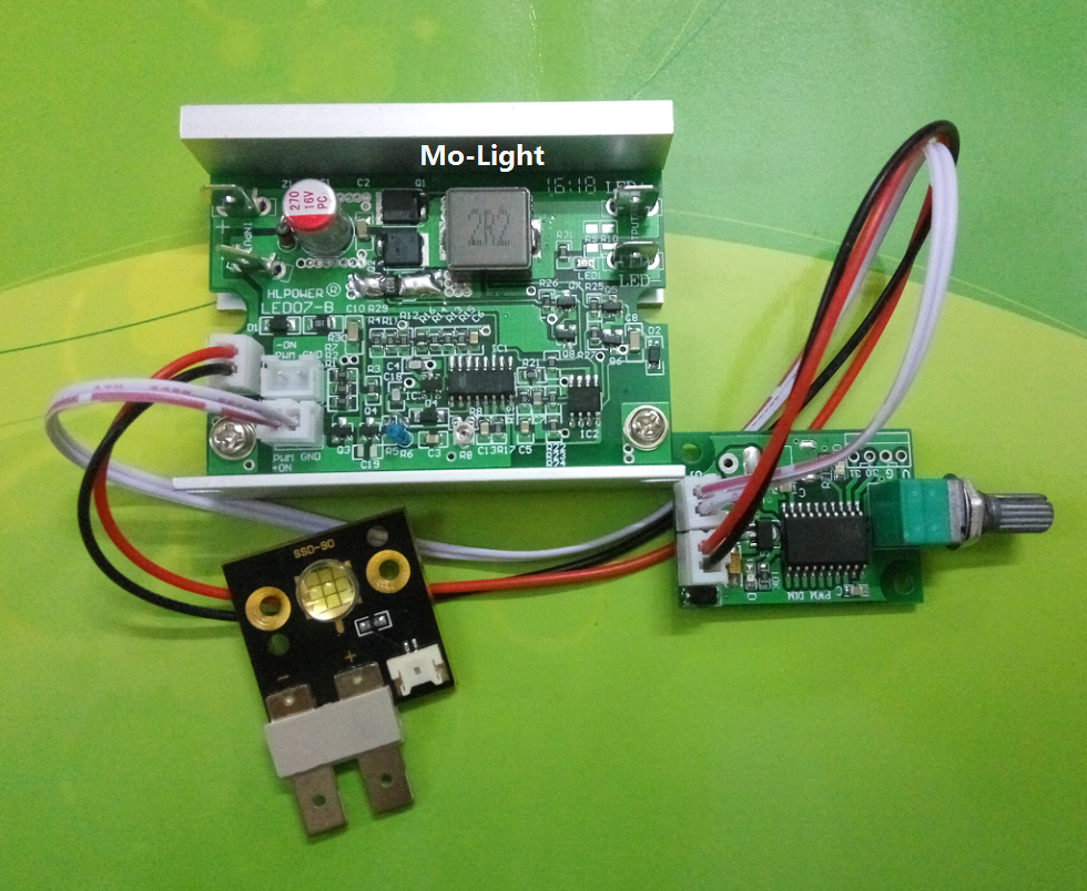DC12V LED power supply &PWM dimmer for SSD-90/CST-90/Luminus 60W LED auto draft